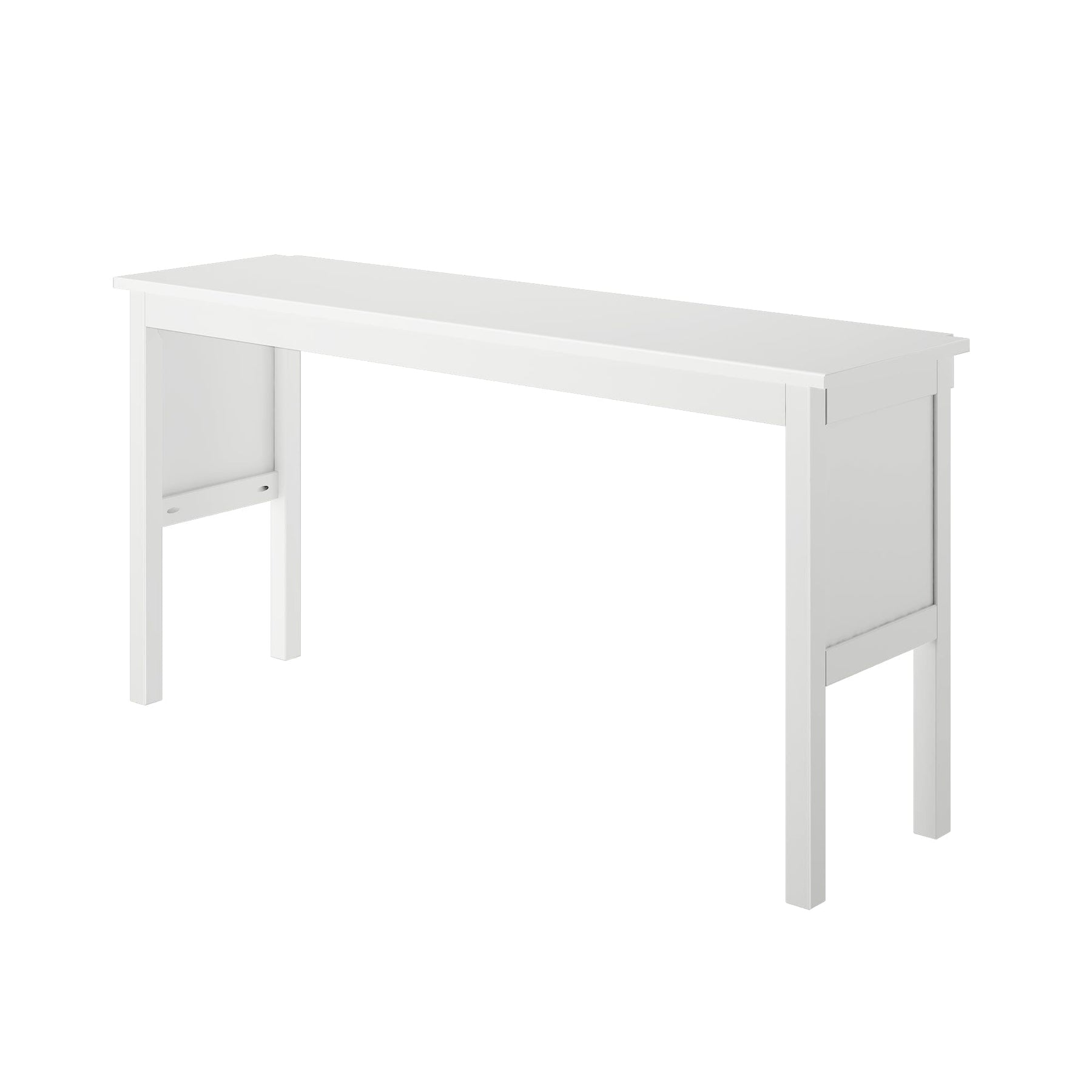 Max and Lily Desk for Full Loft Bed – 57" in White