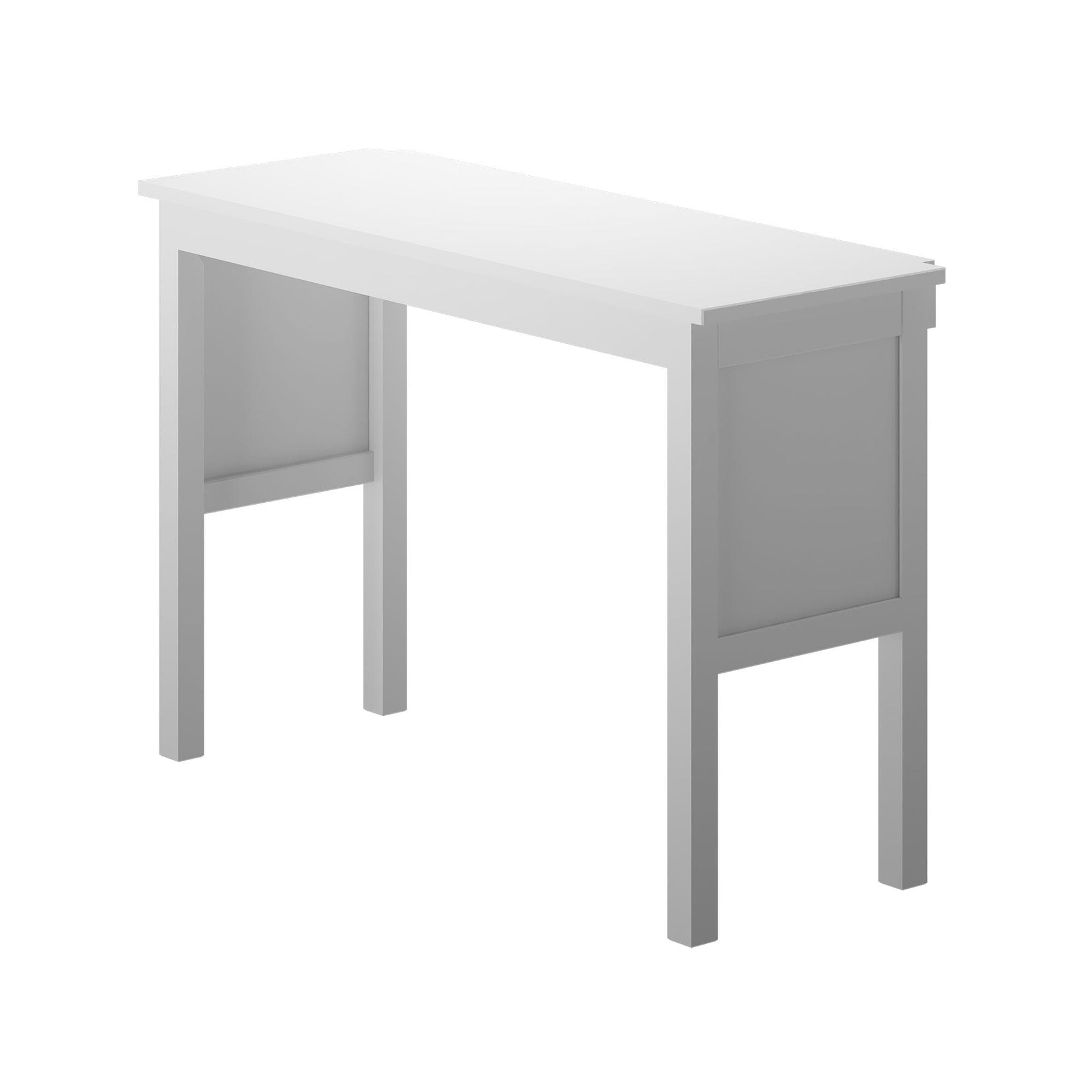 Max and Lily Desk for Twin High Loft Bed in White