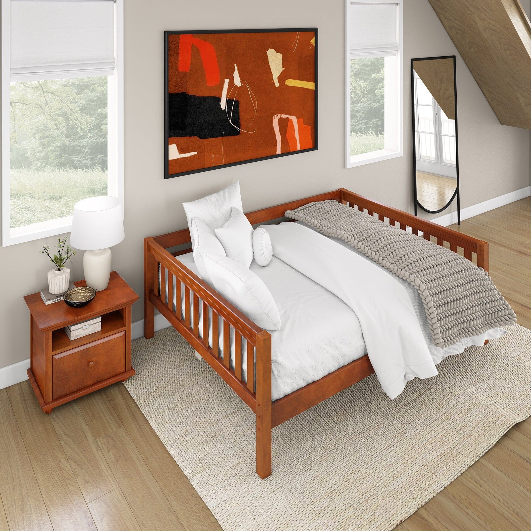 Maxtrix Daybed – Queen Chestnut Slat