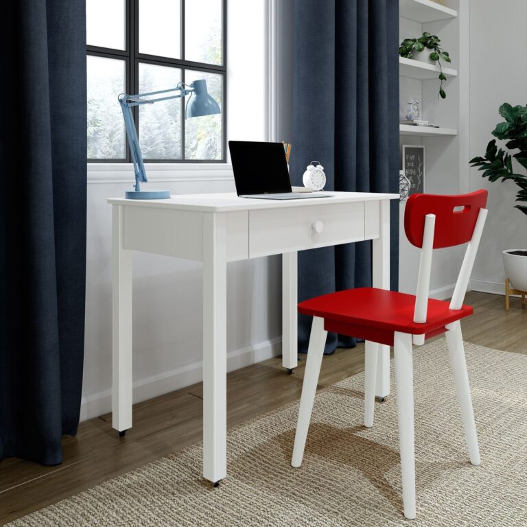 Maxtrix Study Desk – White 2 Maxtrix Study Desk in White