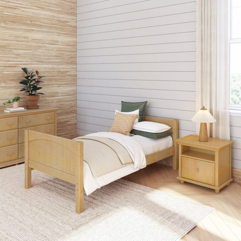 Maxtrix Twin XL Starter Bed – Natural Low Panel Low Panel
