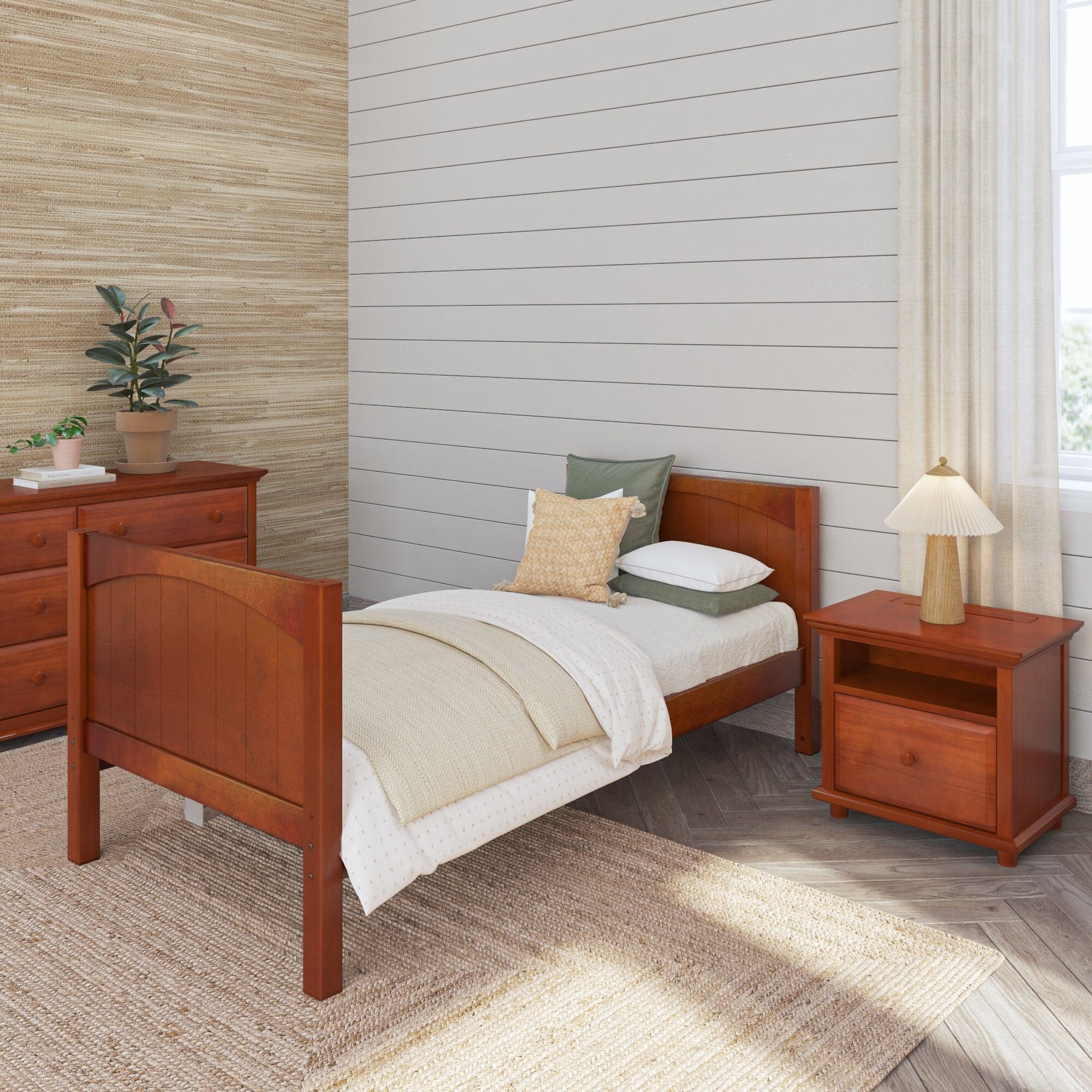 Maxtrix Twin XL Starter Bed – Chestnut Medium Panel Medium Panel