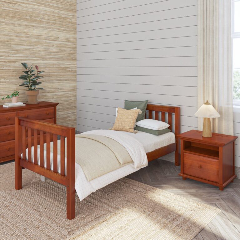Maxtrix Twin XL Starter Bed – Chestnut Medium Slats Medium Slats