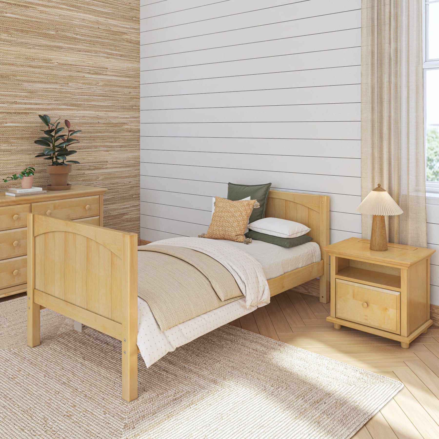 Maxtrix Twin XL Starter Bed – Natural Medium Panel Medium Panel