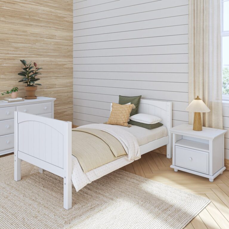 Maxtrix Twin XL Starter Bed – White Medium Panel Medium Panel