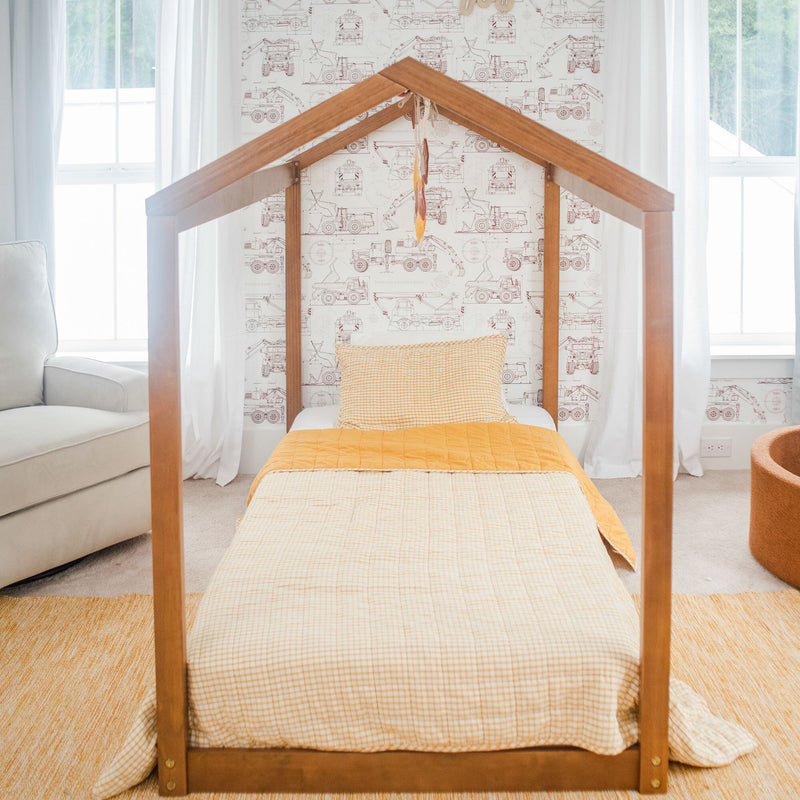Max and Lily Twin Size Floor House Bed - Image 14