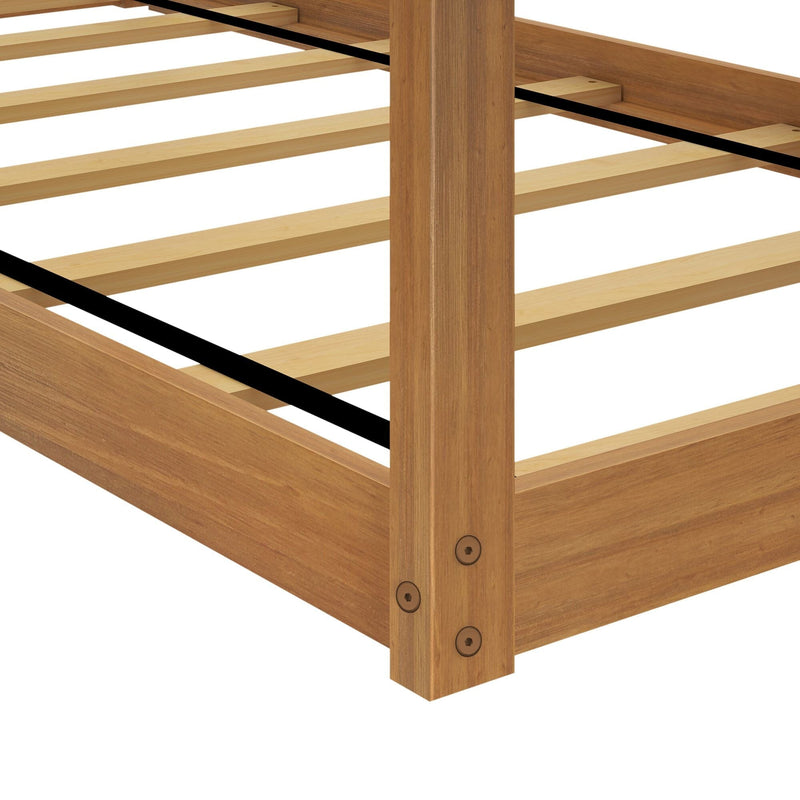 Max and Lily Twin Size Floor House Bed - Image 17