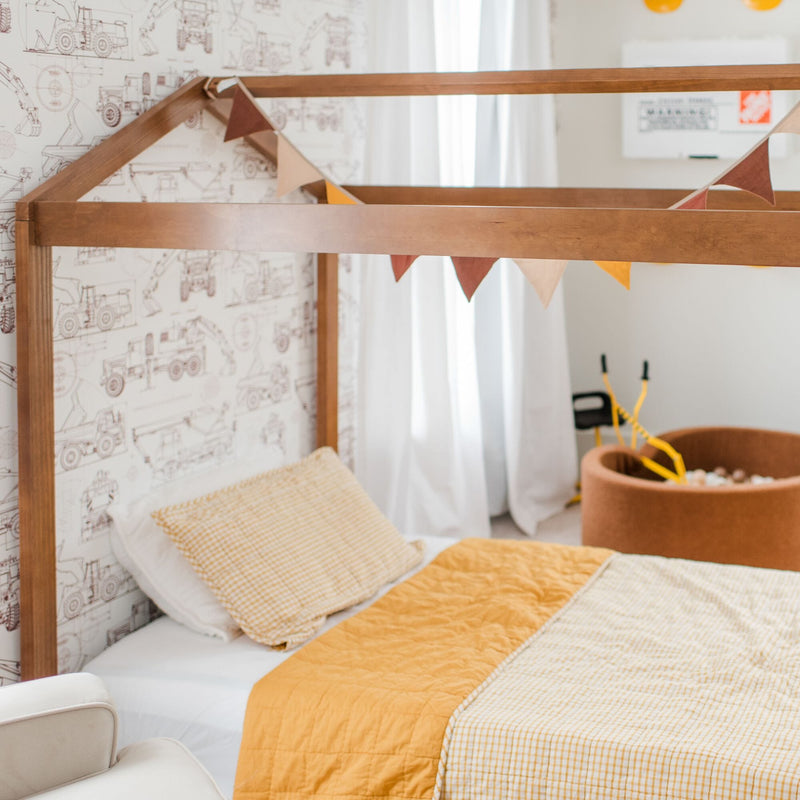 Max and Lily Twin Size Floor House Bed - Image 19