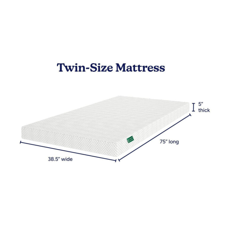 Max and Lily 5-Inch Twin Memory Foam Mattress - Thumbnail Image 5