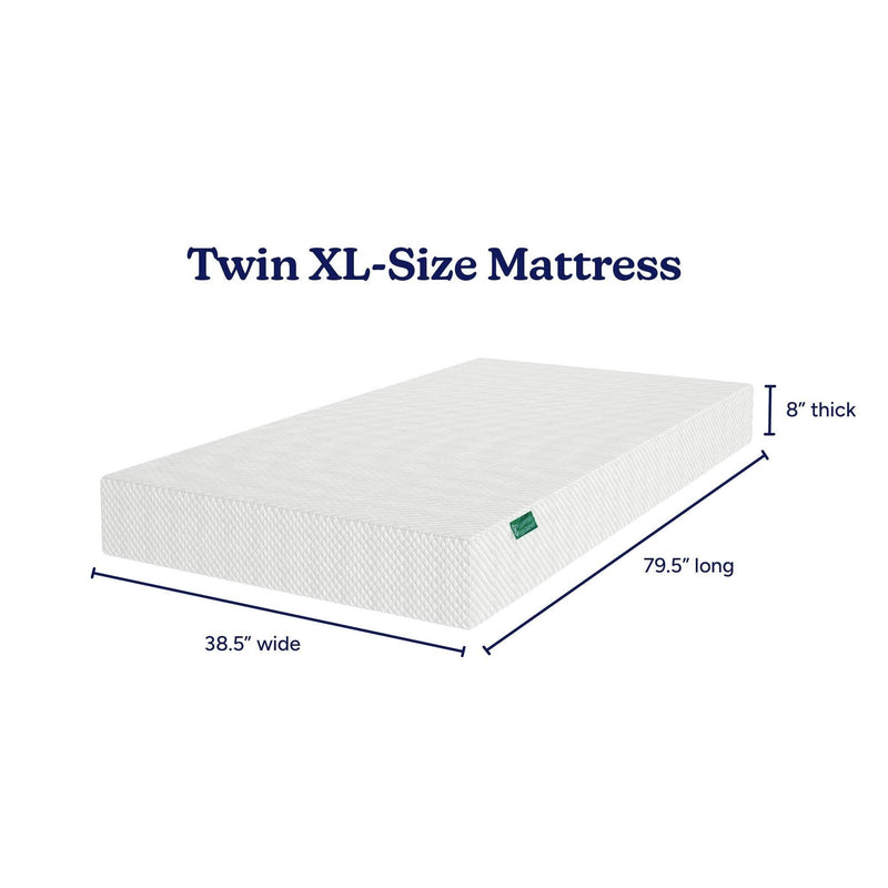 Max and Lily 8-Inch Twin XL Memory Foam Mattress - Image 3