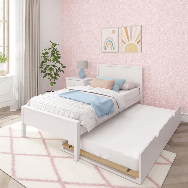 Max and Lily Twin Panel Bed With Trundle