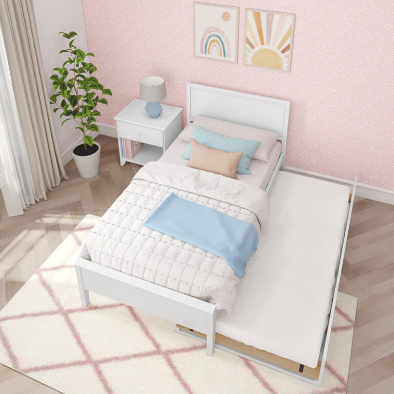 Max and Lily Twin Panel Bed With Trundle - Thumbnail Image 7
