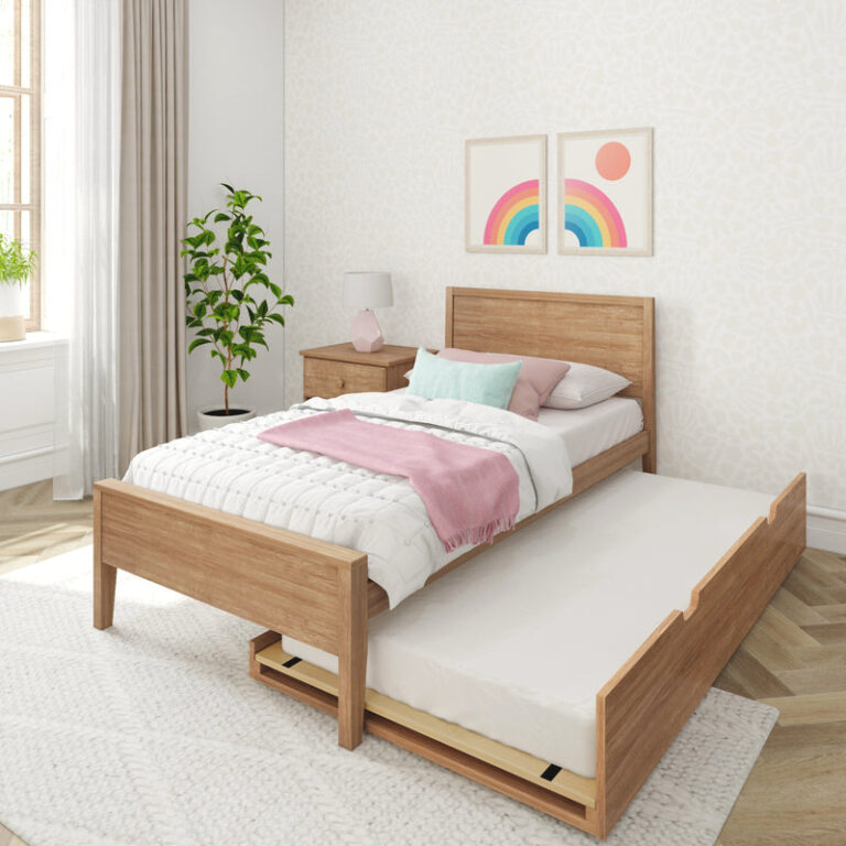Max and Lily Twin Panel Bed With Trundle - Thumbnail Image 11