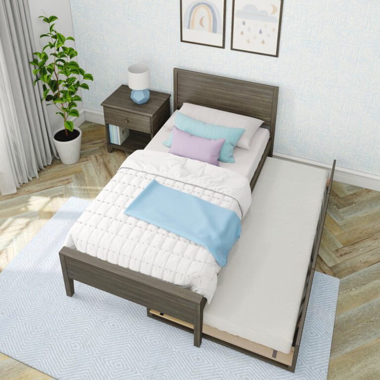 Max and Lily Twin Panel Bed With Trundle - Thumbnail Image 24
