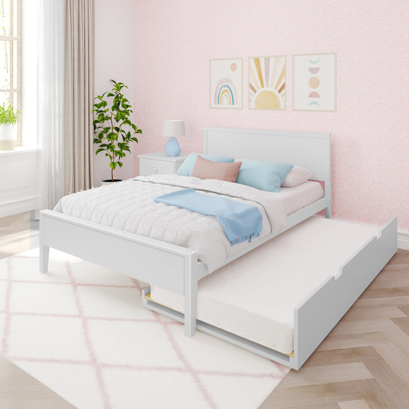 Max and Lily Full Panel Bed With Trundle