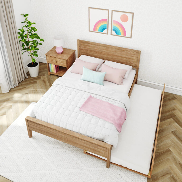 Max and Lily Full Panel Bed With Trundle - Thumbnail Image 15