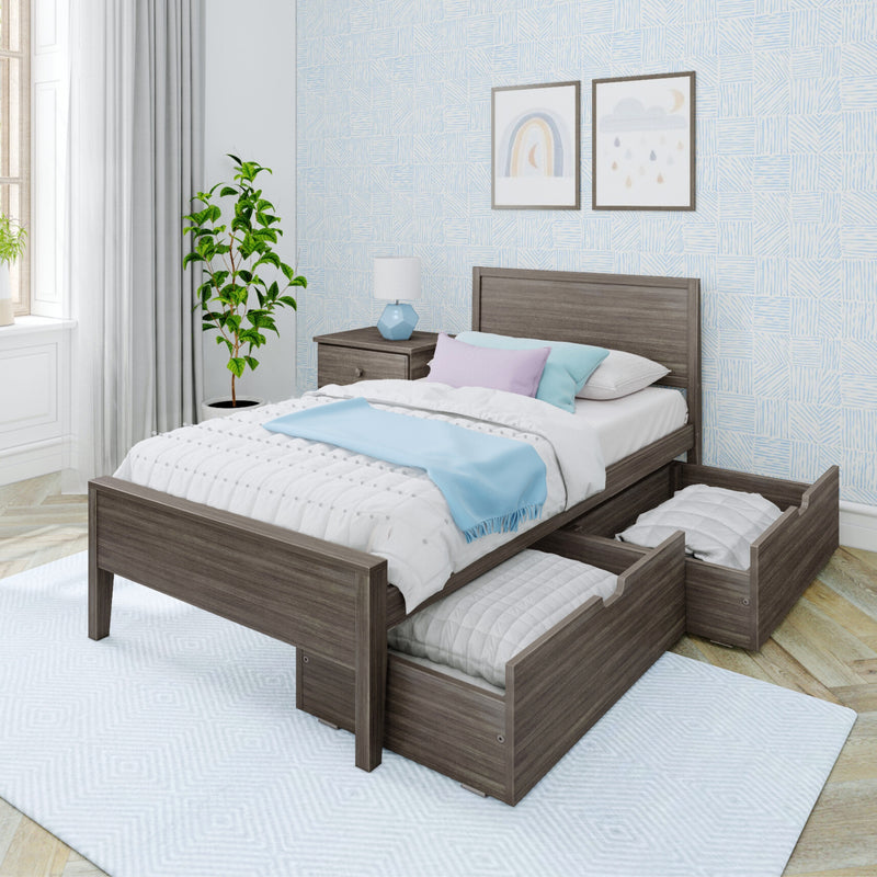 Max and Lily Twin Panel Bed With Storage Drawers - Image 16