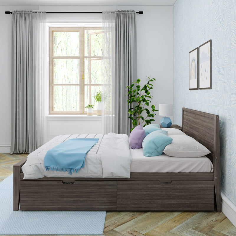Max and Lily Full Panel Bed With Storage Drawers - Image 20