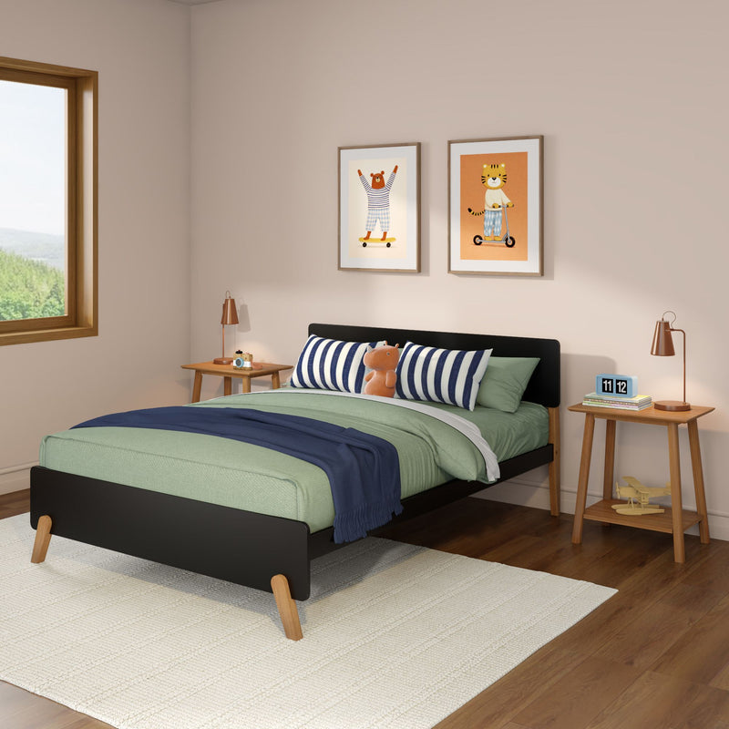 Max and Lily Mid-Century Modern Queen Size Bed - Image 13