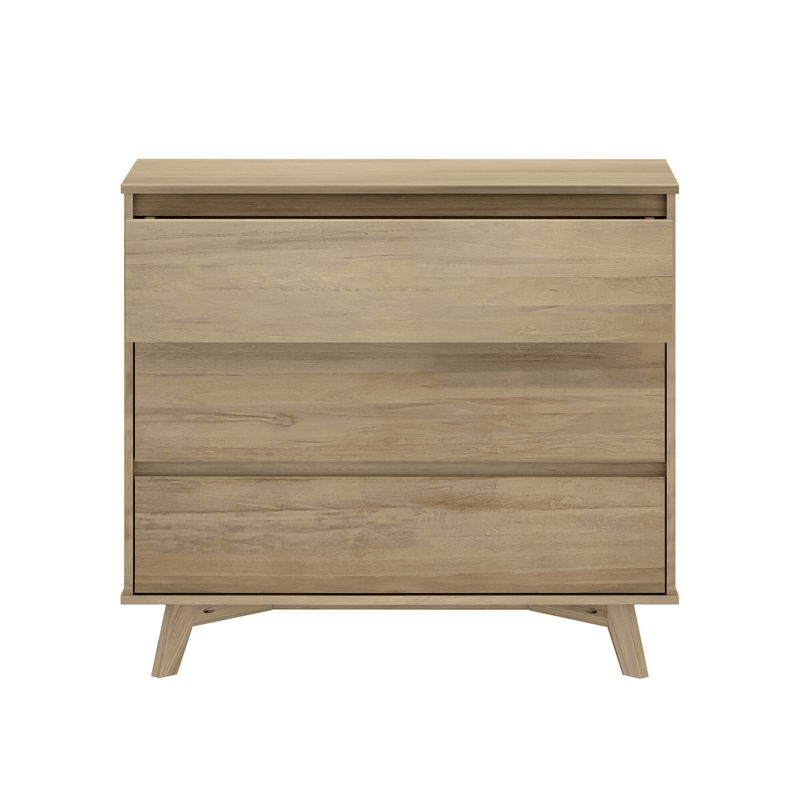 Max and Lily Scandinavian 3-Drawer Dresser in Blonde