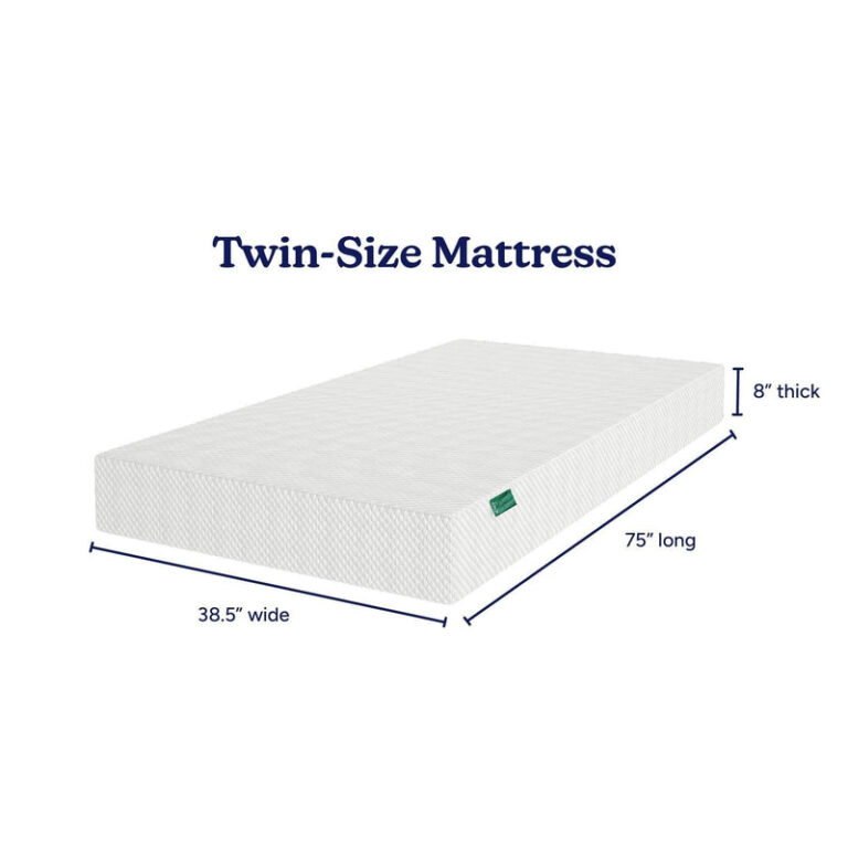 Max and Lily Two Pack 8-Inch Twin Memory Foam Mattress - Thumbnail Image 5