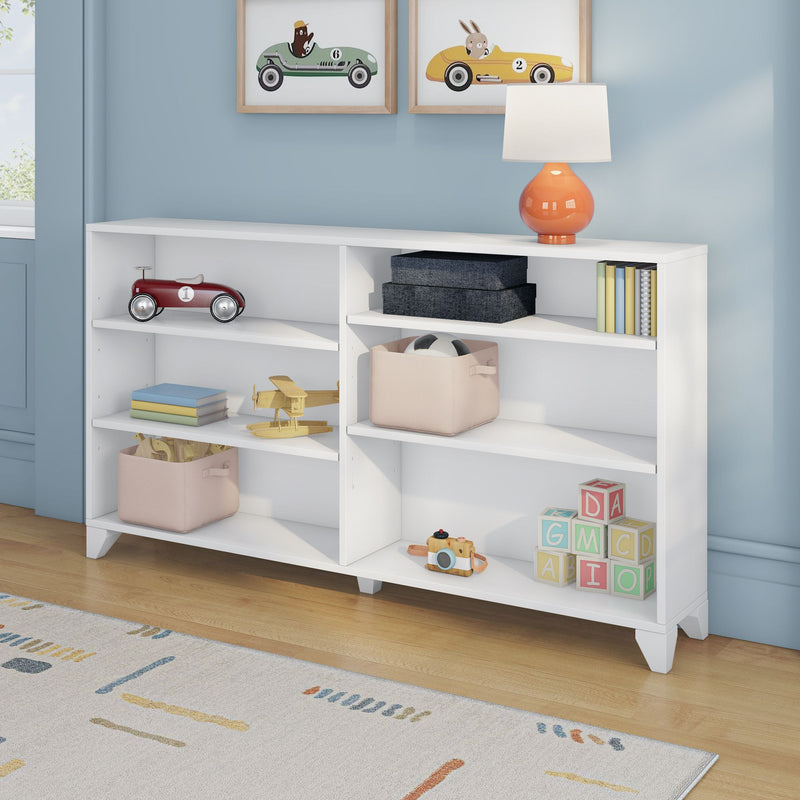 Max and Lily Classic 6-Shelf Bookcase