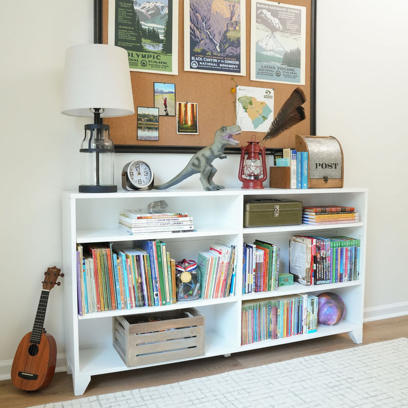 Max and Lily Classic 6-Shelf Bookcase - Image 7
