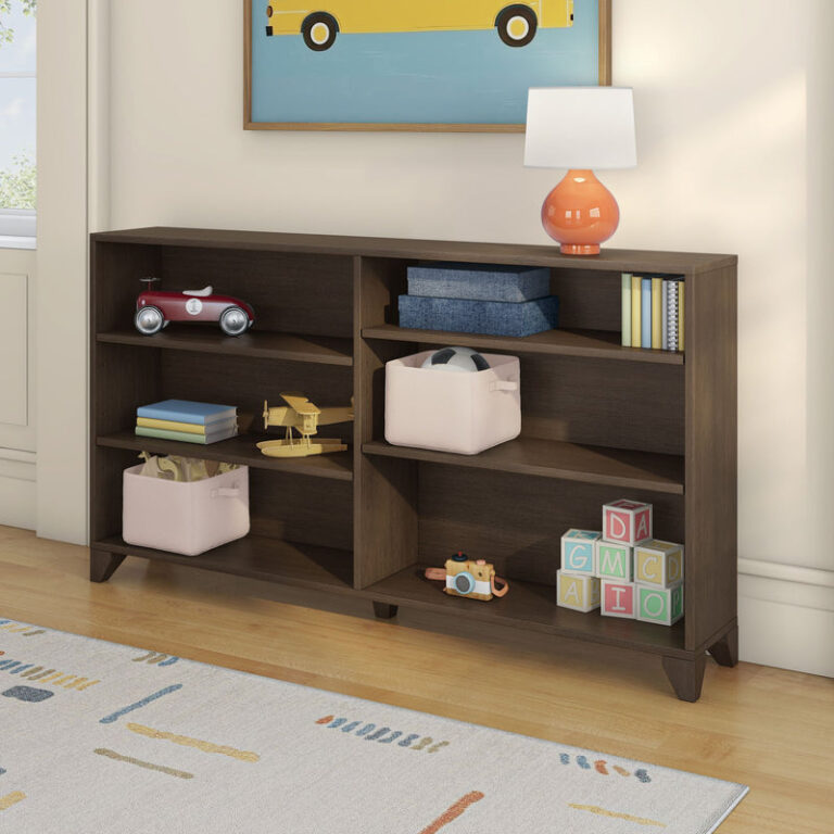 Max and Lily Classic 6-Shelf Bookcase - Thumbnail Image 10