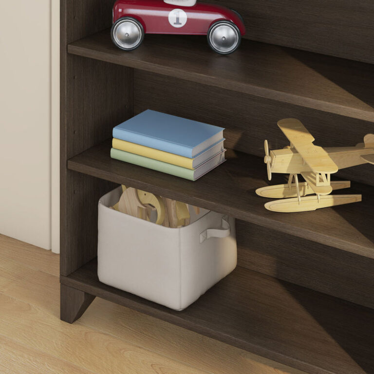 Max and Lily Classic 6-Shelf Bookcase - Thumbnail Image 14