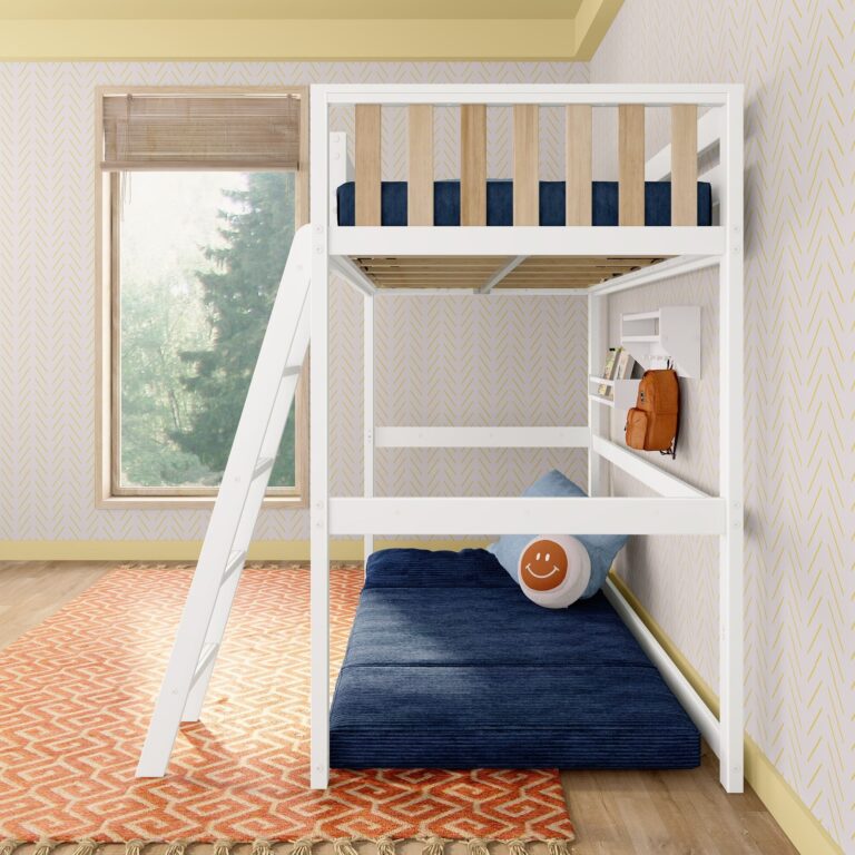 Max and Lily Scandinavian Twin Loft Bed - Thumbnail Image 15