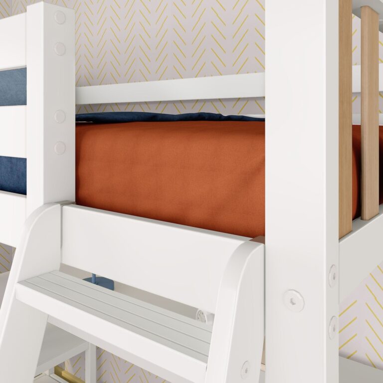Max and Lily Scandinavian Twin Loft Bed With Wraparound Desk & Shelves - Thumbnail Image 16