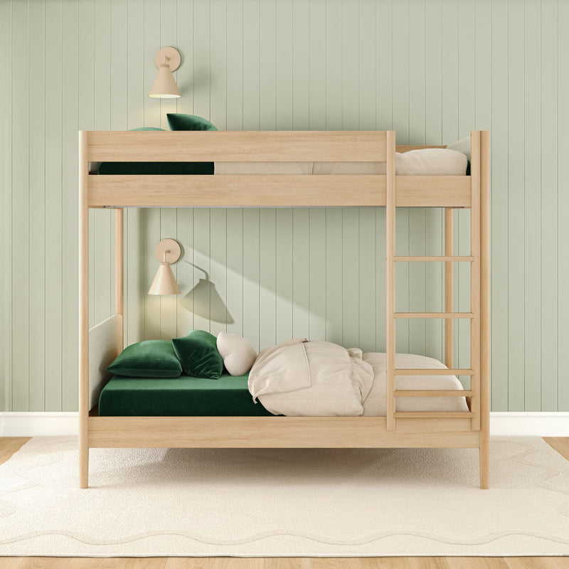 Max and Lily Hudson Upholstered Twin Over Twin Bunk Bed - Image 10
