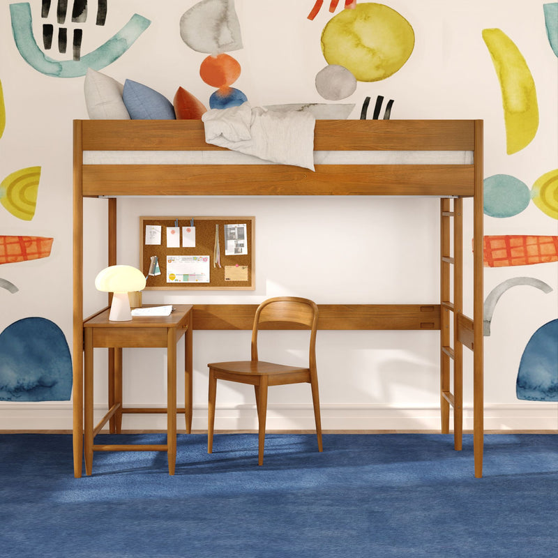 Max and Lily Hudson Twin Loft Bed With Desk - Image 3