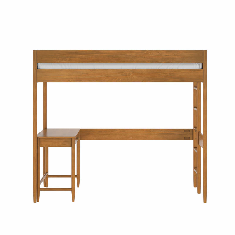 Max and Lily Hudson Twin Loft Bed With Desk - Image 5