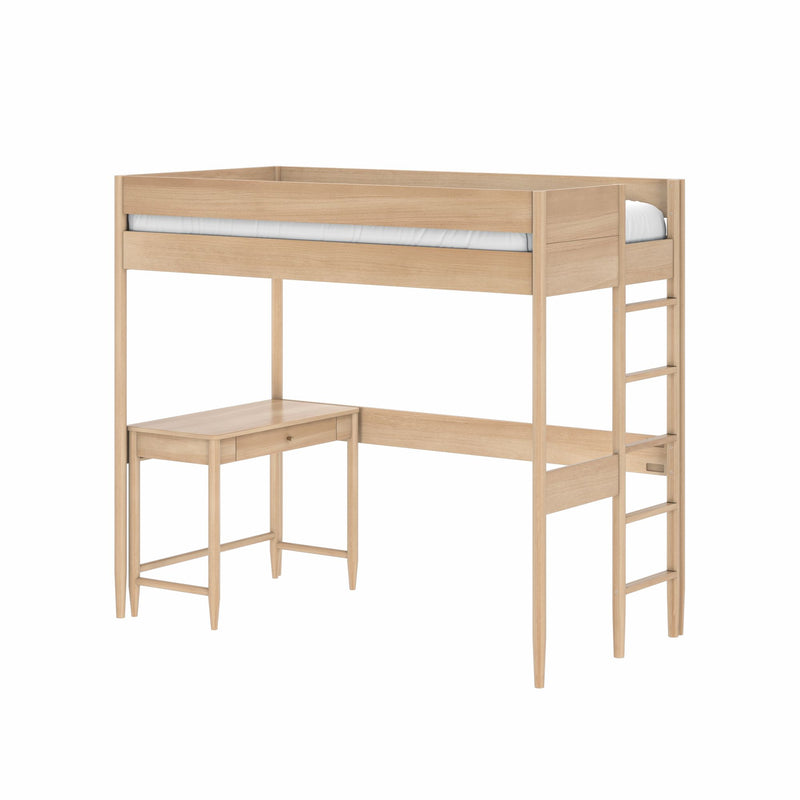 Max and Lily Hudson Twin Loft Bed With Desk - Image 12