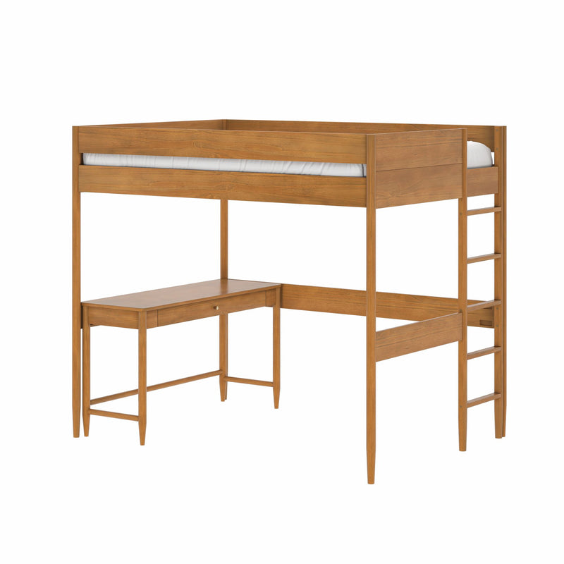 Max and Lily Hudson Full Loft Bed With Desk - Image 4