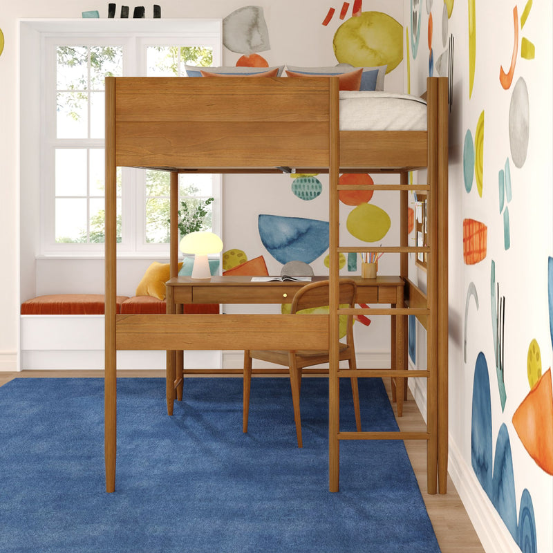 Max and Lily Hudson Full Loft Bed With Desk - Image 7