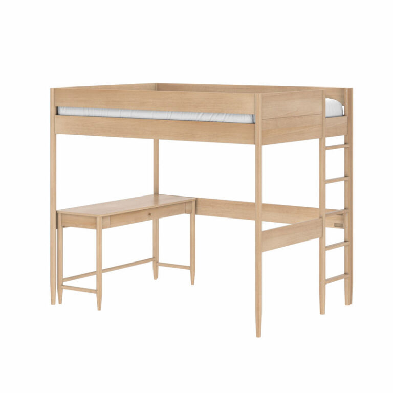 Max and Lily Hudson Full Loft Bed With Desk - Thumbnail Image 12