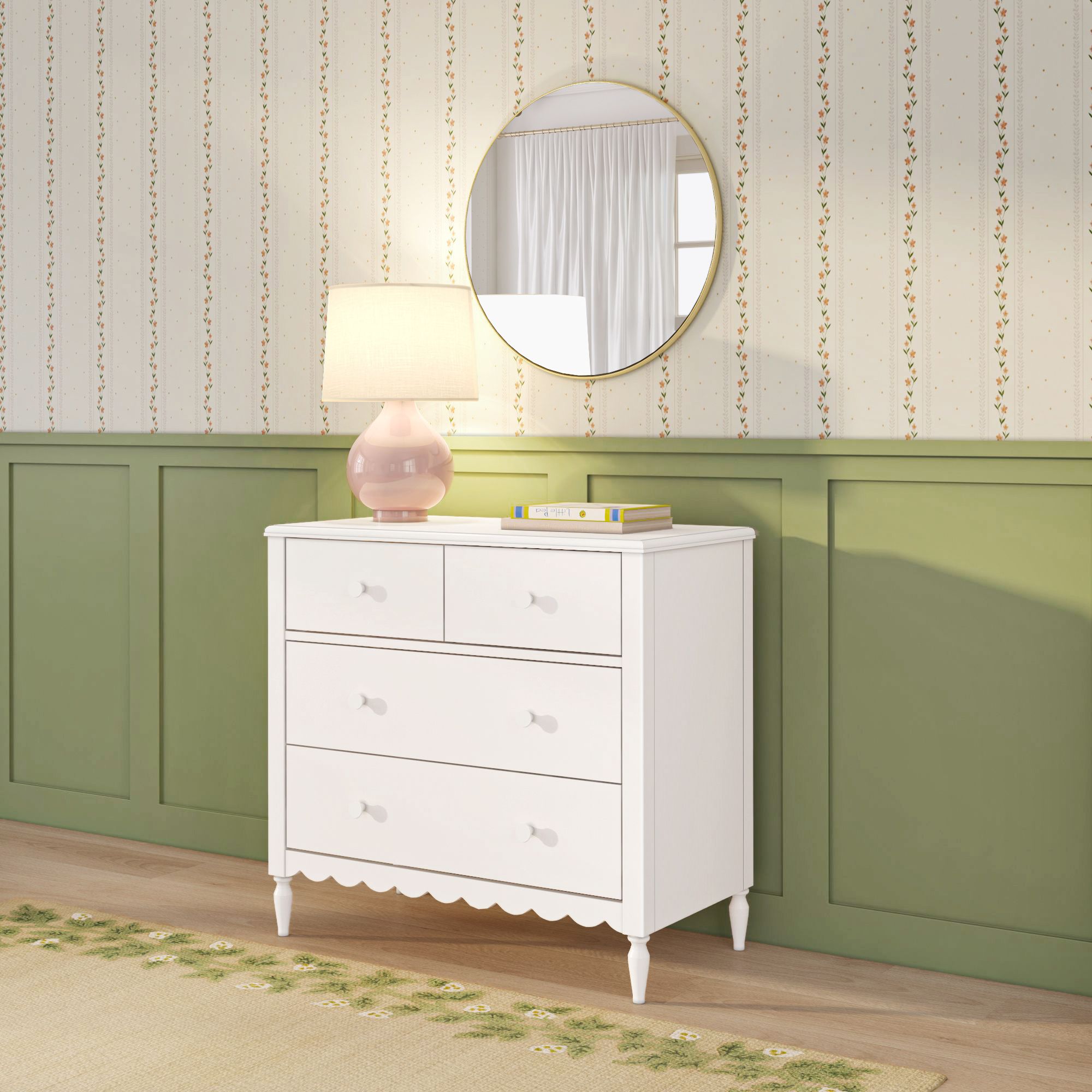 Max and Lily Charlotte 4-Drawer Dresser - Image 13