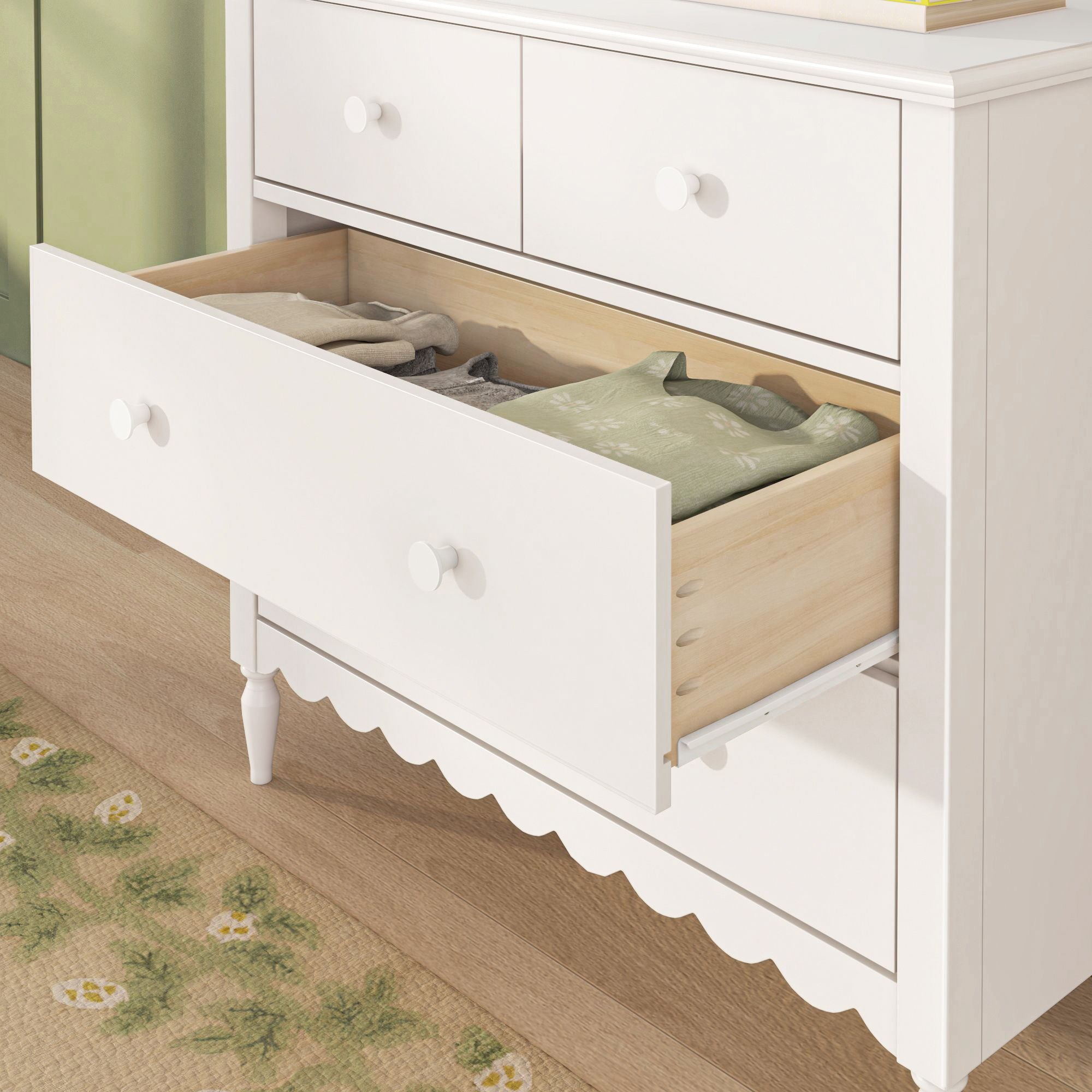 Max and Lily Charlotte 4-Drawer Dresser - Image 19