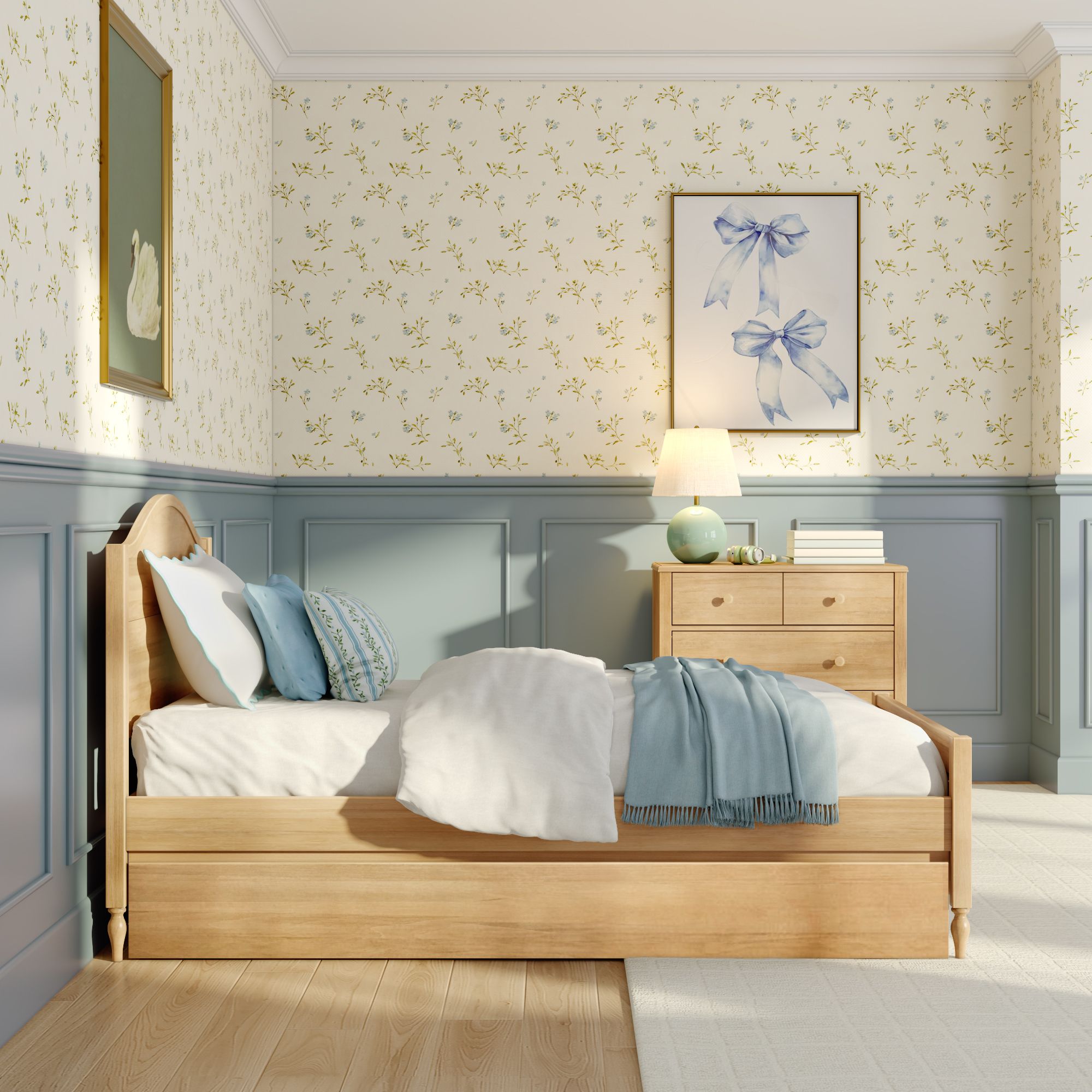 Max and Lily Charlotte Twin Bed With Trundle - Image 26