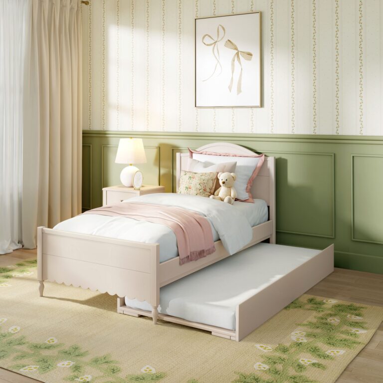 Max and Lily Charlotte Twin Bed With Trundle - Thumbnail Image 11