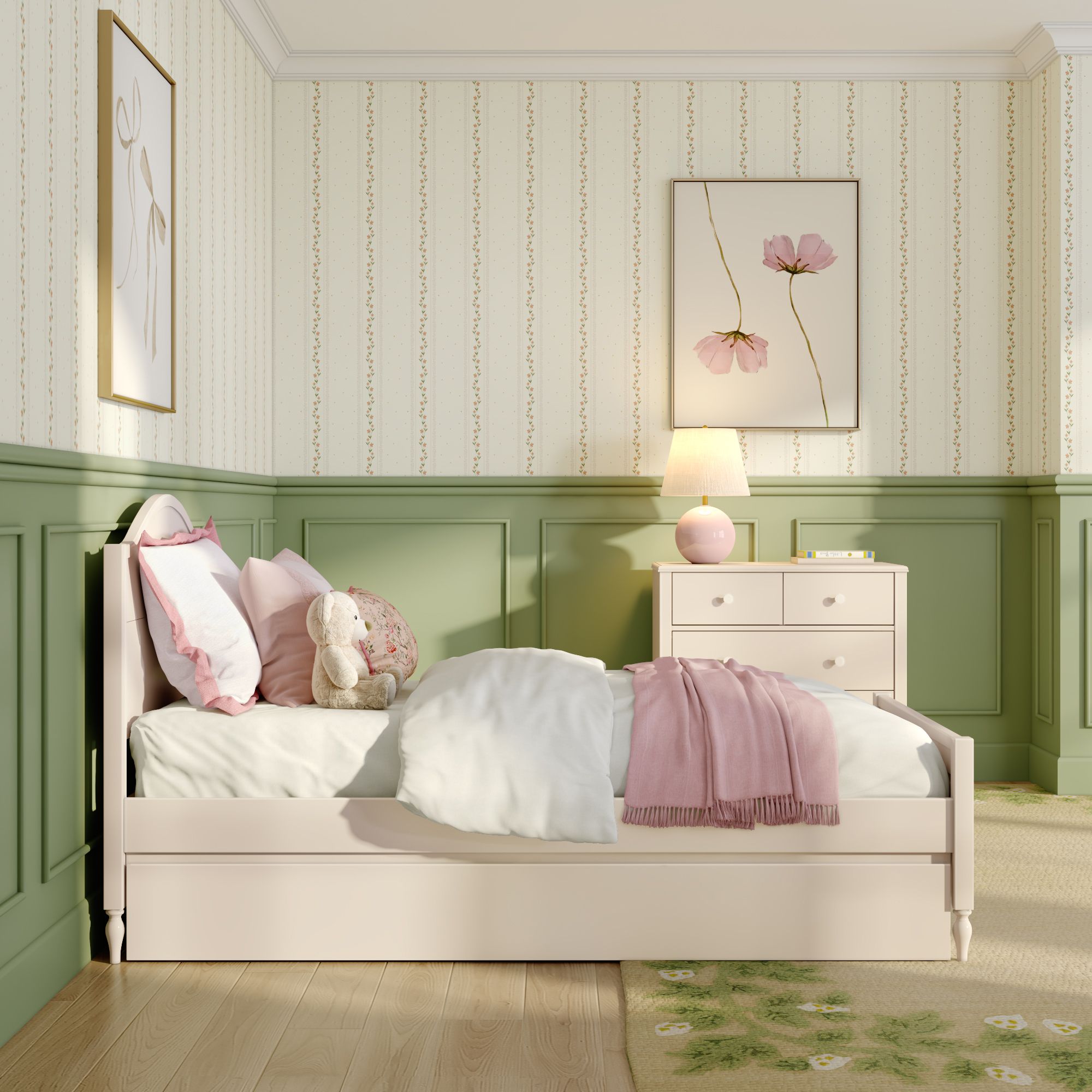 Max and Lily Charlotte Twin Bed With Trundle - Image 16