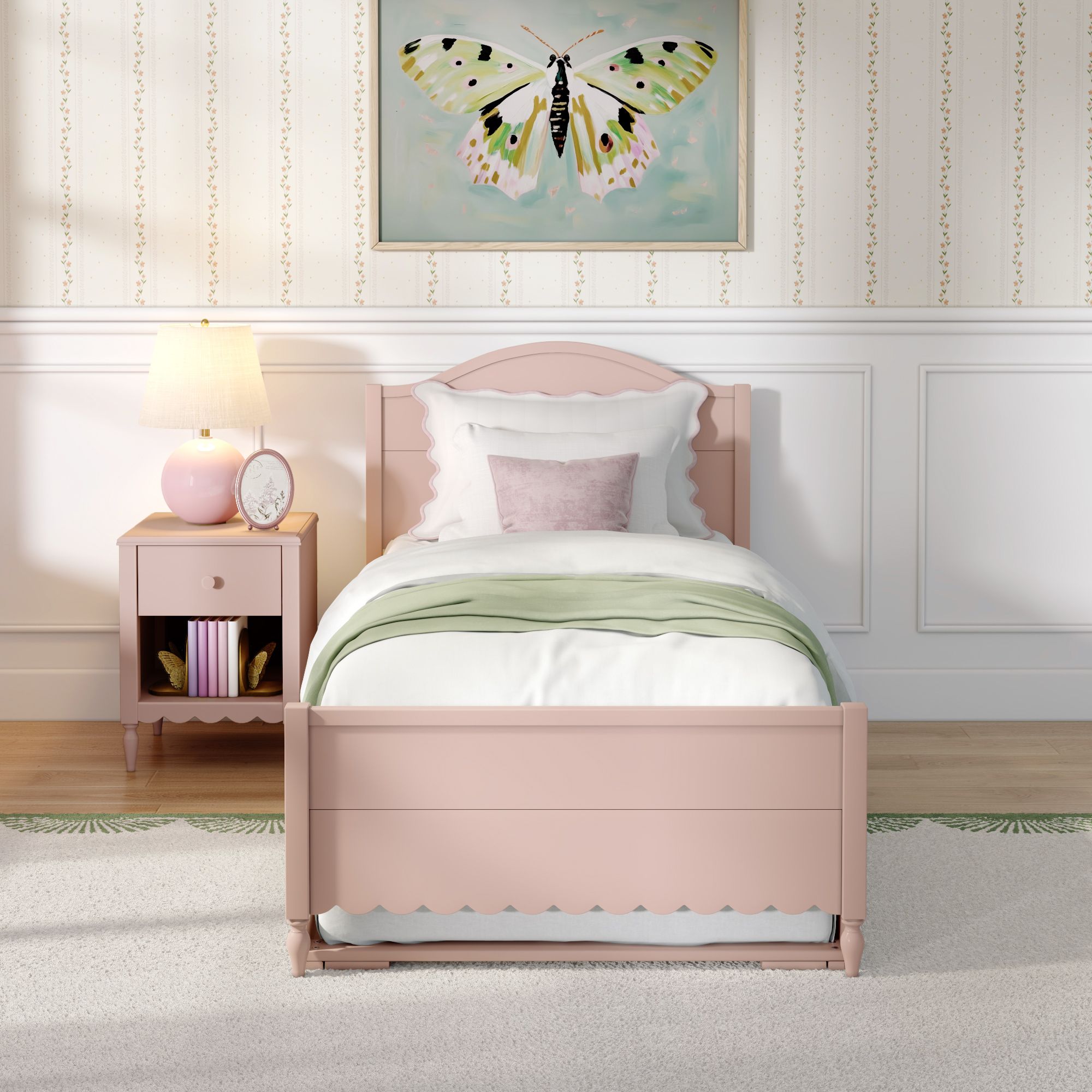Max and Lily Charlotte Twin Bed With Trundle - Image 3
