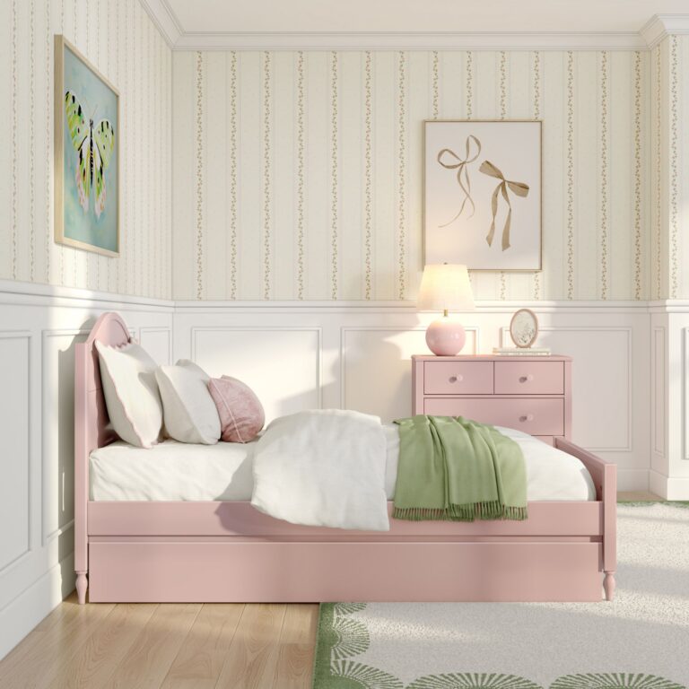 Max and Lily Charlotte Twin Bed With Trundle - Thumbnail Image 7