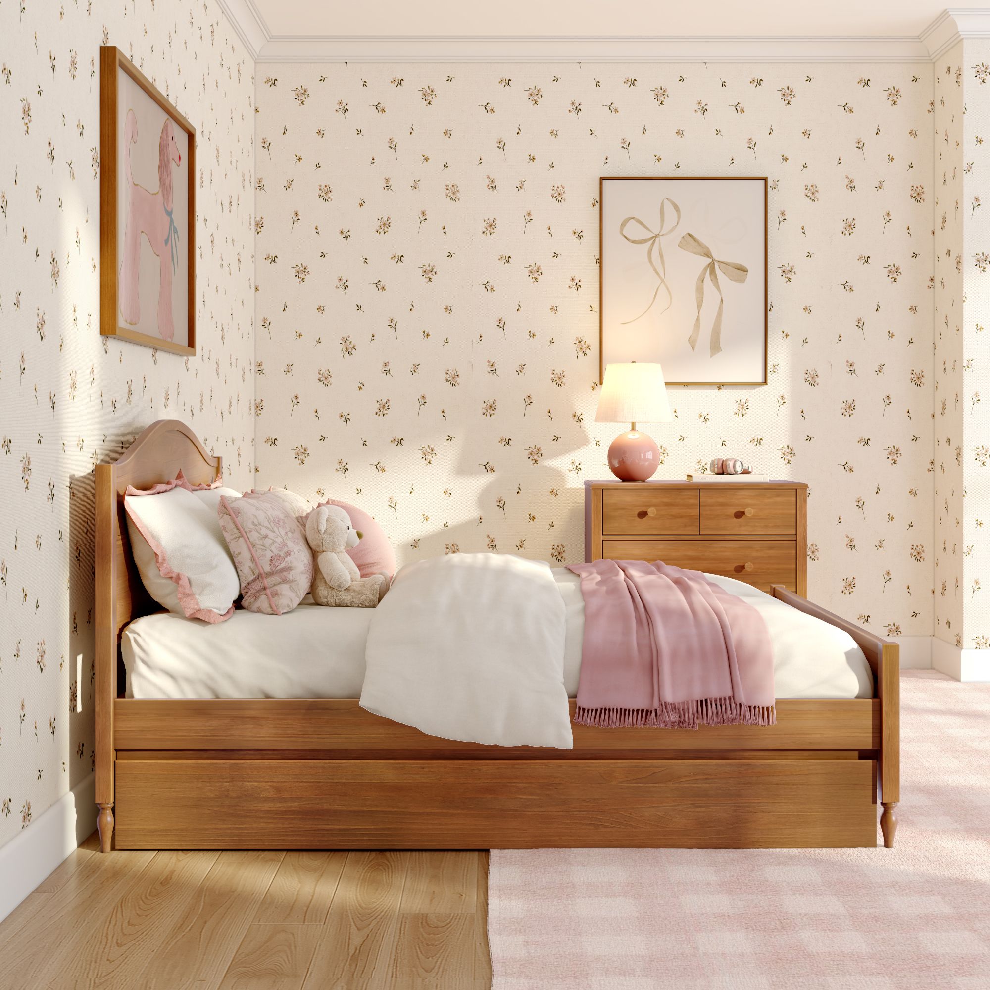 Max and Lily Charlotte Full Bed With Trundle - Image 35