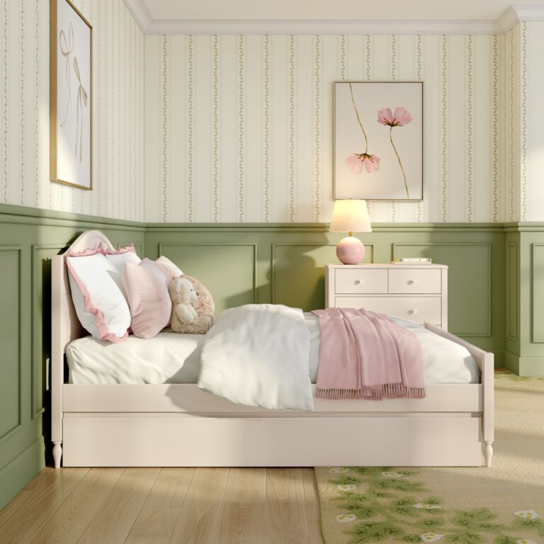 Max and Lily Charlotte Full Bed With Trundle - Thumbnail Image 16