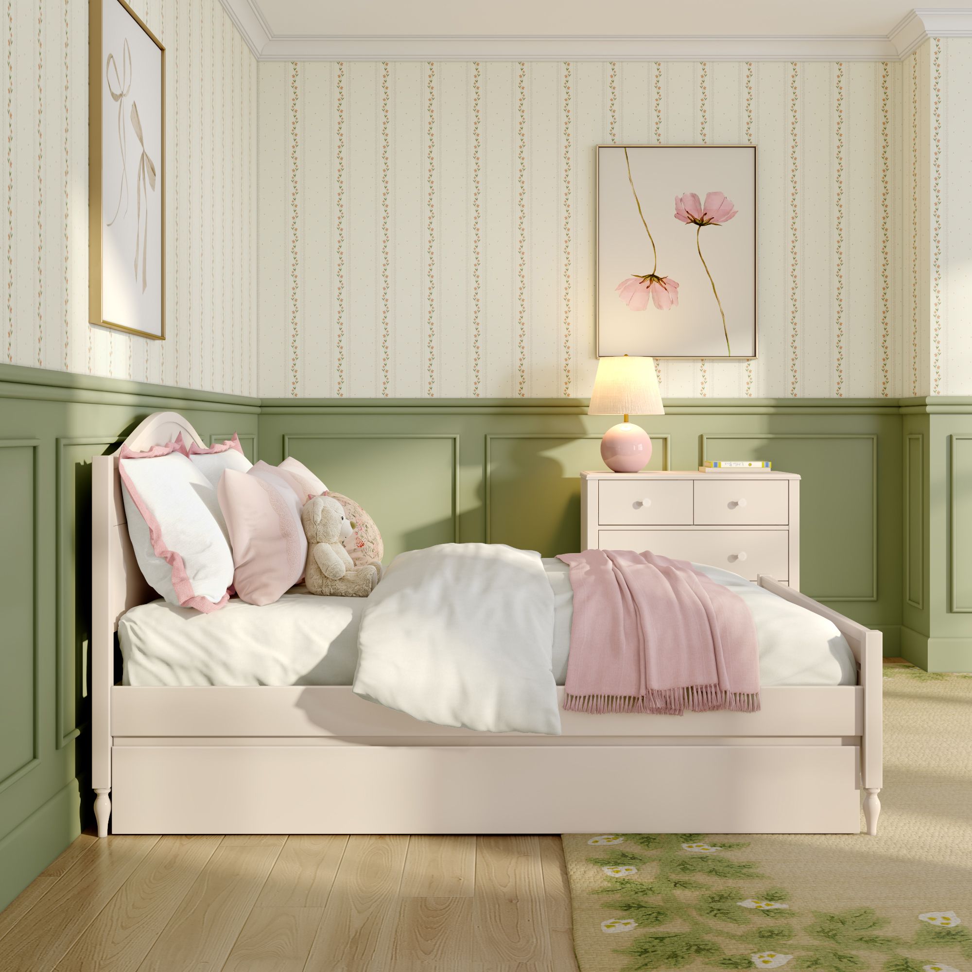 Max and Lily Charlotte Full Bed With Trundle - Image 16