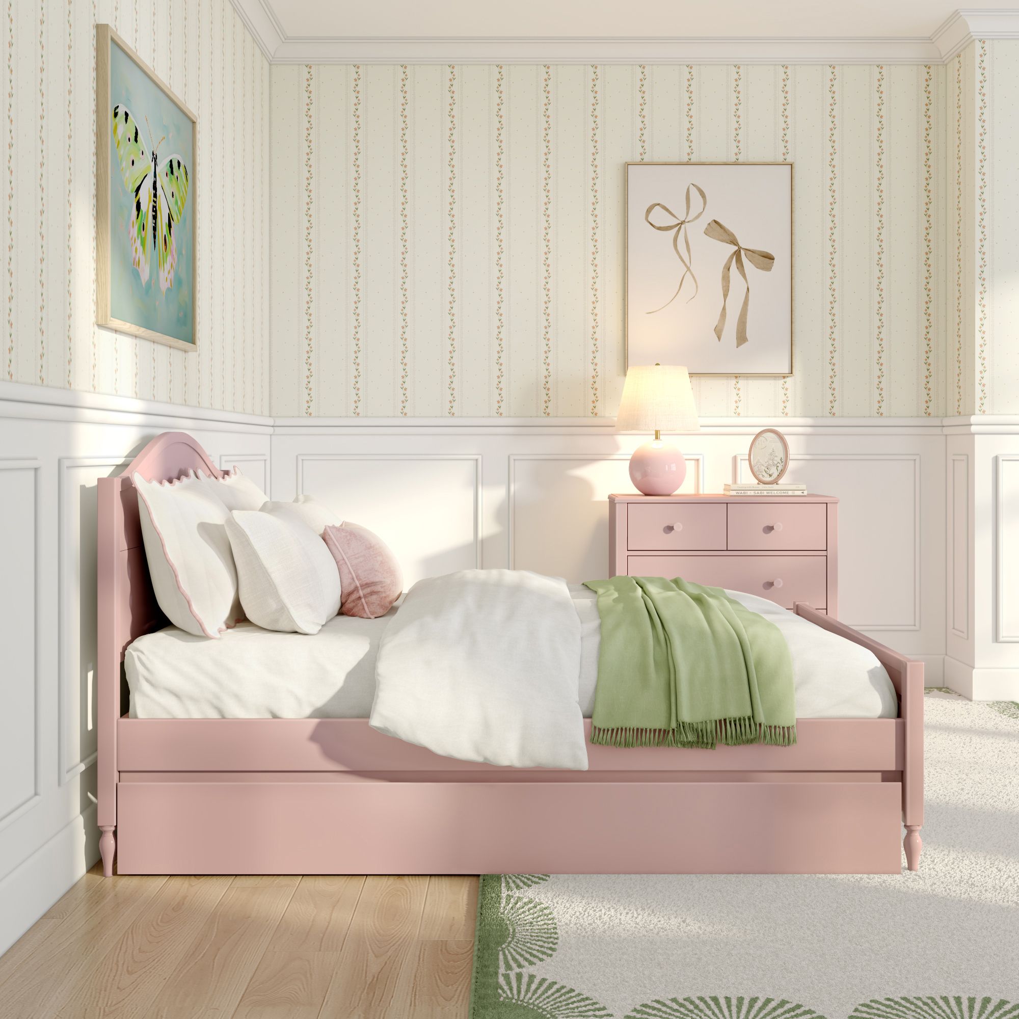 Max and Lily Charlotte Full Bed With Trundle - Image 7