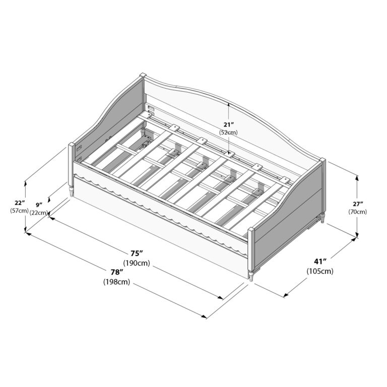 Max and Lily Charlotte Daybed With Trundle - Thumbnail Image 31